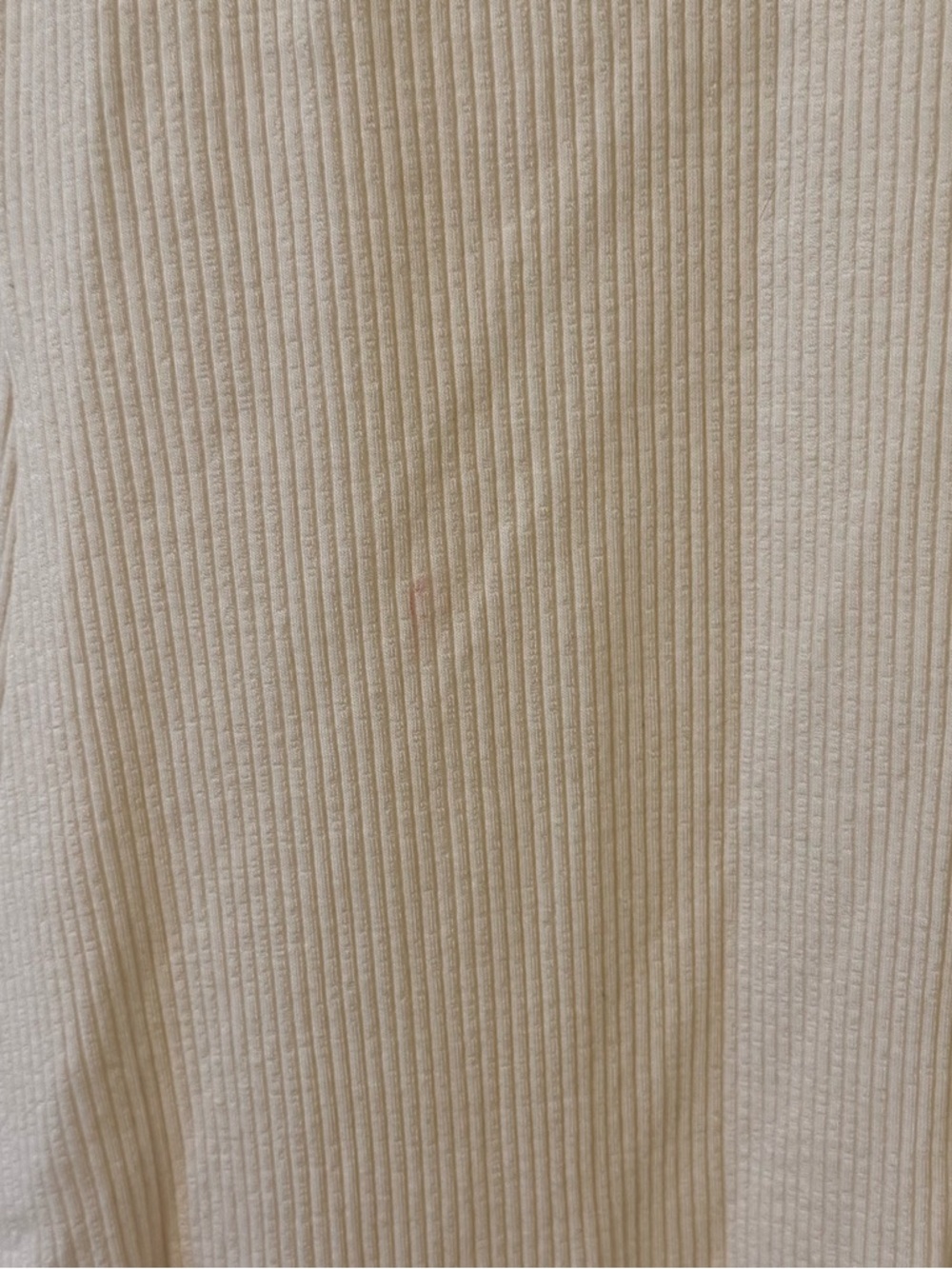 Cream Ribbed Dress - Picture 6 of 6